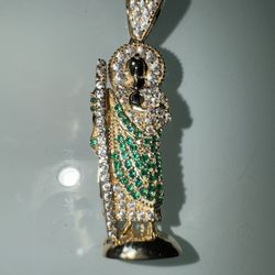 Gold Chain Medallion 14k 