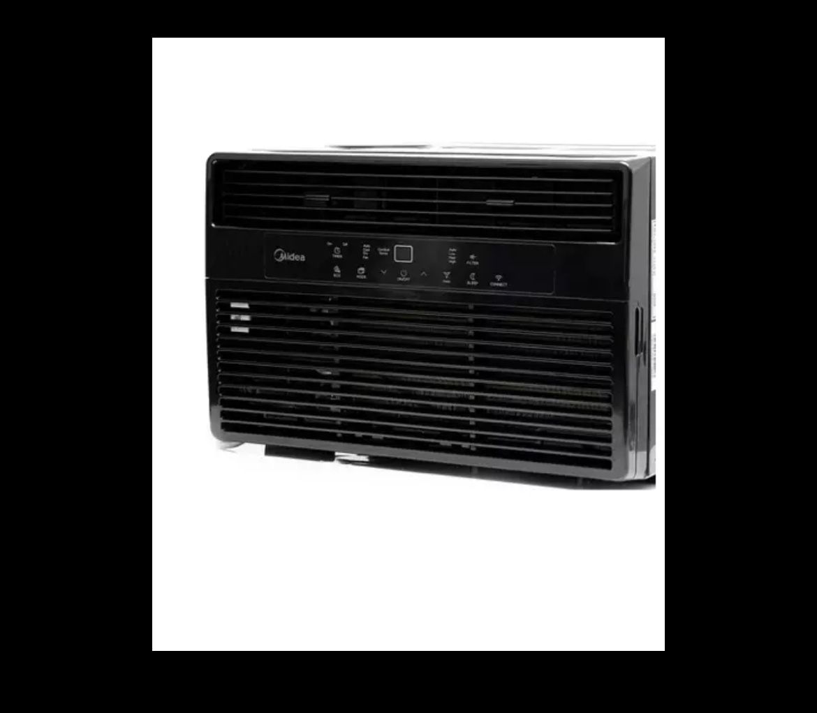 Midea 10,000 BTU 115V Smart Window AC with Comfort Sense Remote, White, MAW10S1WWT-T