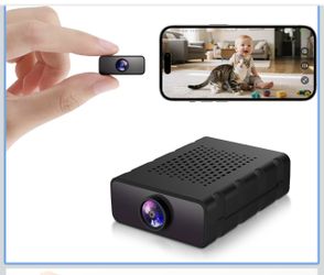 New Mini Camera, Nanny Cam for Home | Free Cloud & SD Storage, Works with/Without WiFi for Baby/Pet/