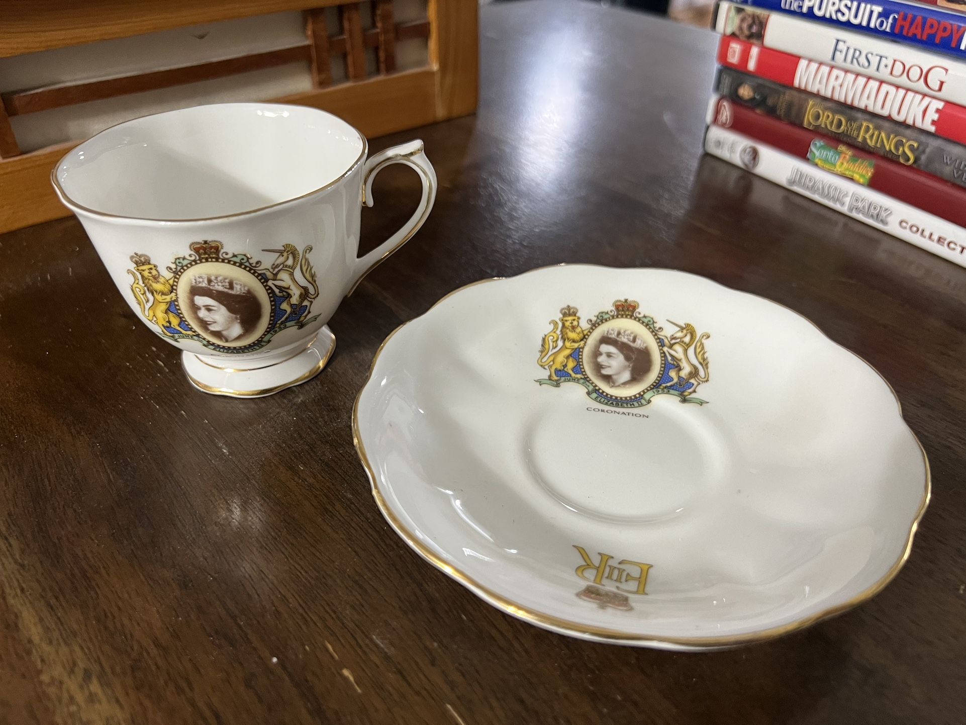 Queen Elizabeth II Coronation Tea Cup And Saucer