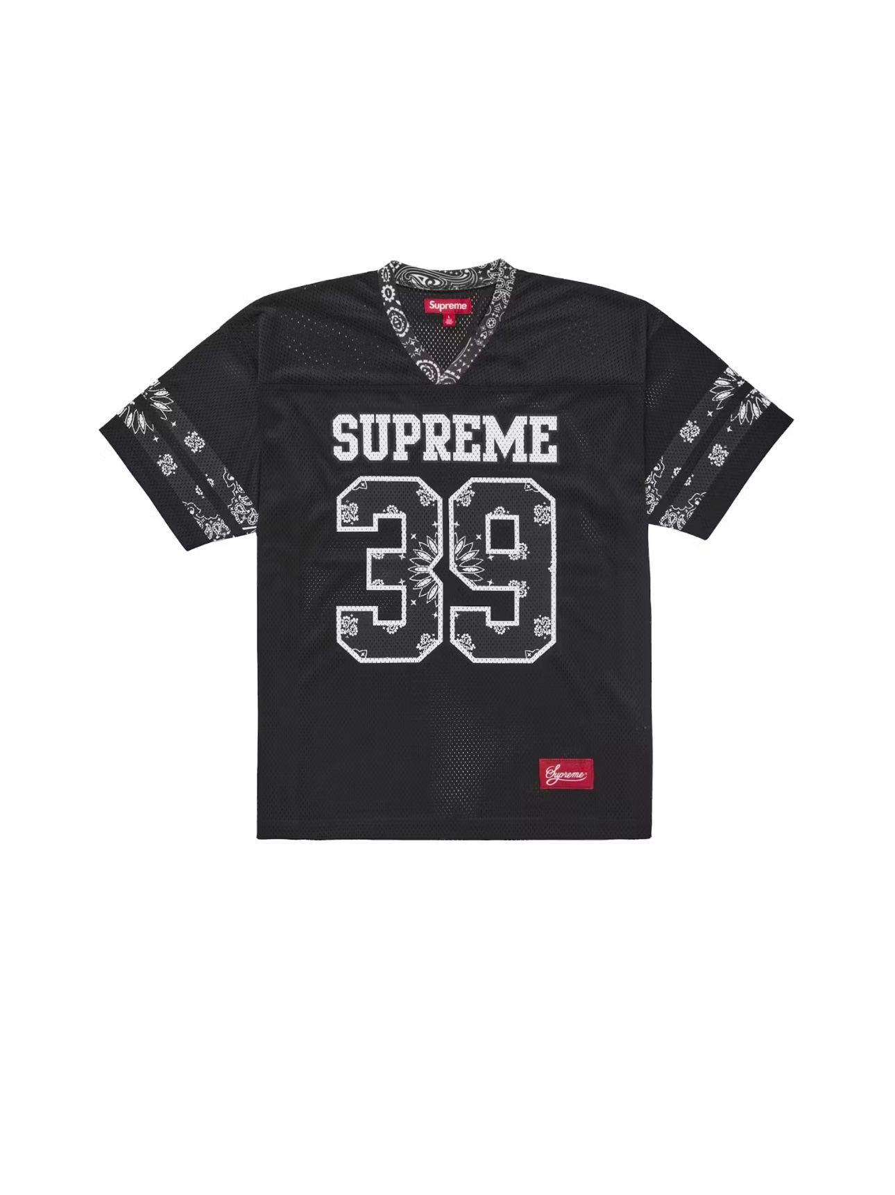 Supreme Bandana Football Jersey Black
