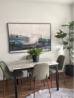 Dining table with chairs