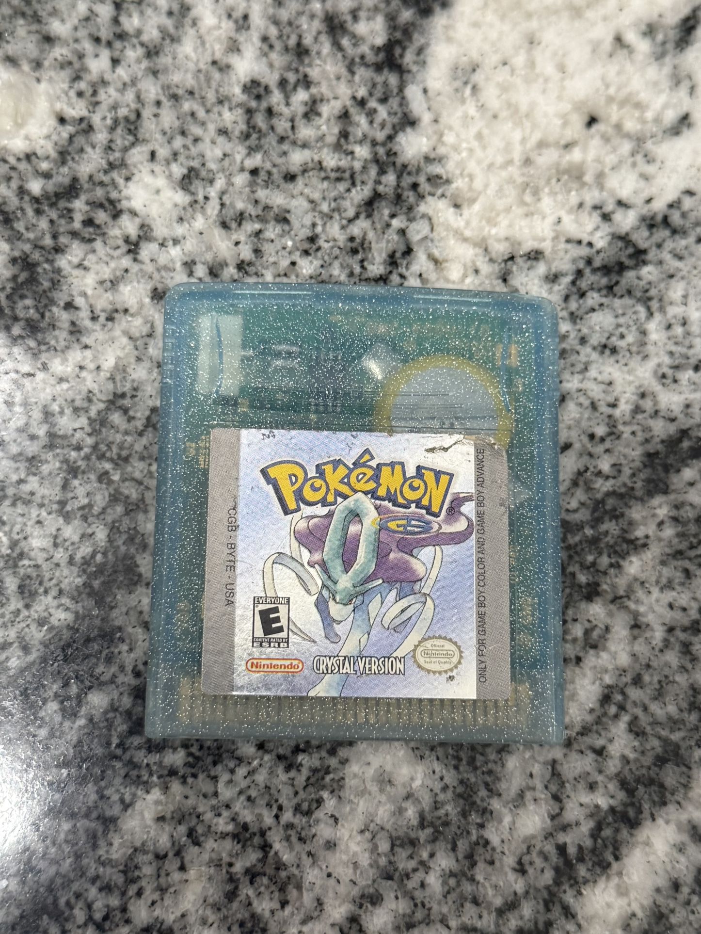 Nintendo GameBoy Color Pokémon Crystal Version 2000 Authentic Cartridge Untested