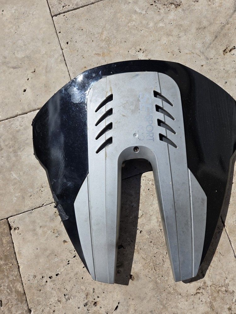 Boat Hydrofoil Works Great( No Drill ) Just Fits On And No Damage To Motor