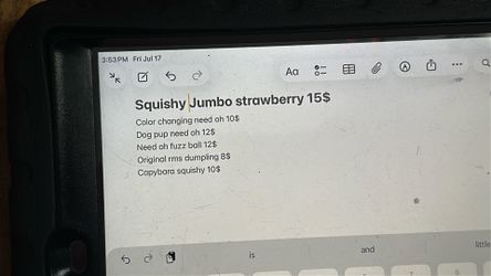 Squishys for sale