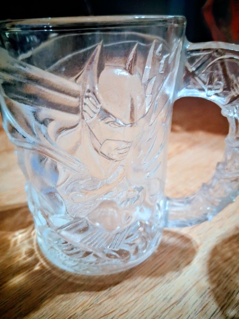 4 Vintage 1995 McDonalds Batman Forever Mugs