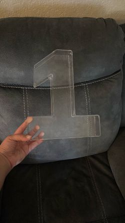 Number 1 Acrylic Holder