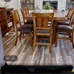 Dining table And Cabinet