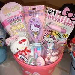 Hello kitty basket