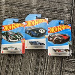 Hot Wheels FORD GT40 & GT Bundle – Brand New | 3 Cars