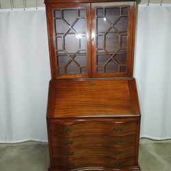 Vintage Mahogany Secretary Desk