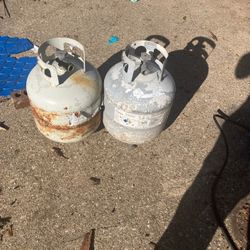 Propane tanks empty