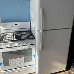 Refrigerator & New Gas Stove 