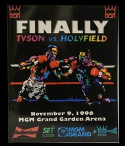 Tyson vs. Holyfield 1996 Fight Program