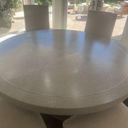 Bernhardt Round Dining Table -60” Round Grey