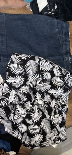 Mixed Clothing Lot Jeans and Floral shorts