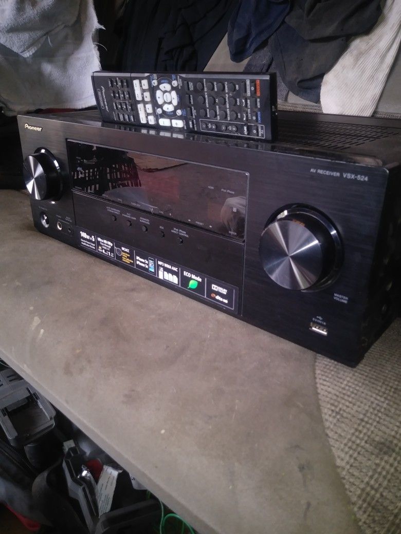 Pioneer Receiver Av Vsx 524