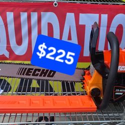 ECHO
18 in. 41.6 cc 2-Stroke Gas Rear Handle Chainsaw
Questions & Answers (