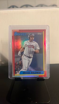 Drake Baldwin Topps RC Braves Holo Refractor Card