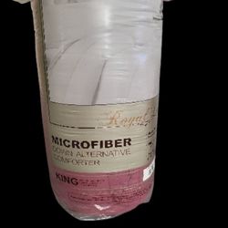 Royal Luxe Microfiber Down Alternative Comforter King Size - Burgundy