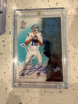 Jared Goff Topps Ice Certified Auto Card 133/225