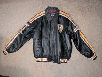 Leather XL Taz Tasmanian Devil Looney Toons Jacket Coat