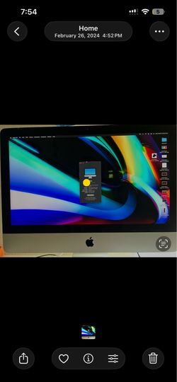 2019 iMac i3 @ 3.6 GHz w/ 8 gb ram and Radeon 555X pro