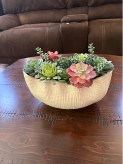 Beautiful fake succulents