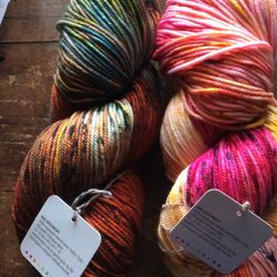 Hue Loco 100% Merino Super wash Yarn(300 Yards Each)Both For $45 Or Sell Separate $25 Each