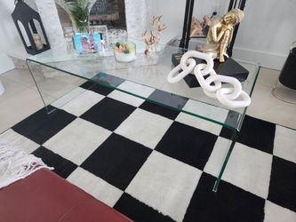 Mesa De Centro De Cristal 