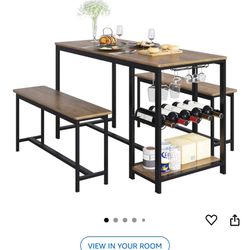3-piece Dining Table Set