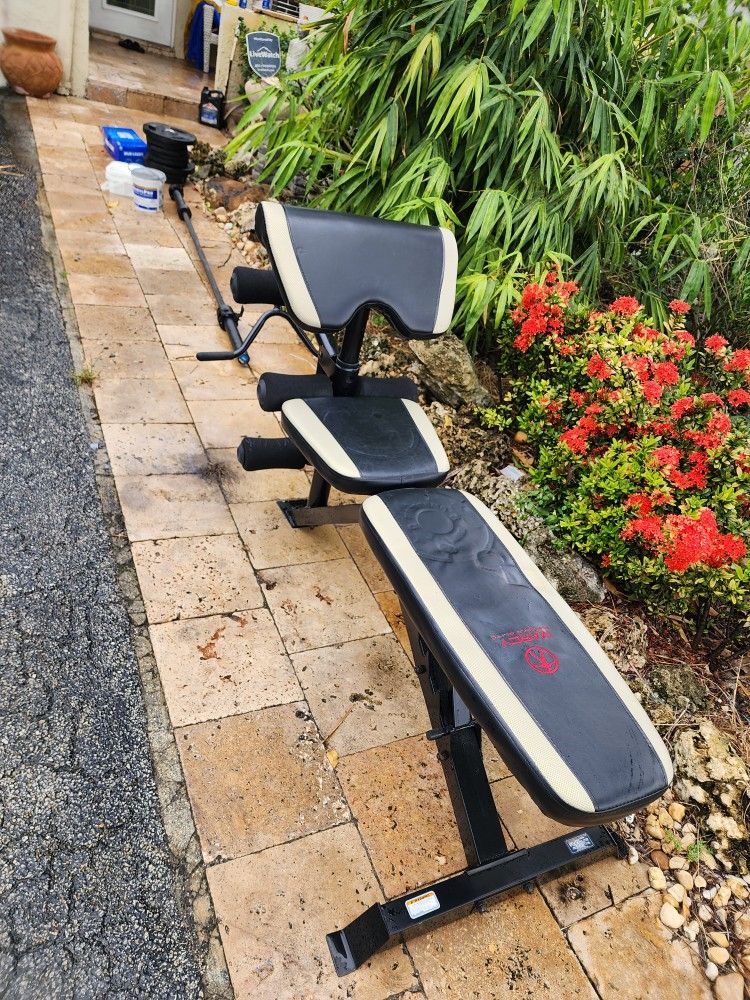 Marcy Two Piece Olympic Weight Bench MD 879