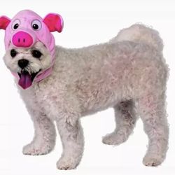 Rubie's Pet Shop Boutique Pig Hat Dog Halloween Costume M/L