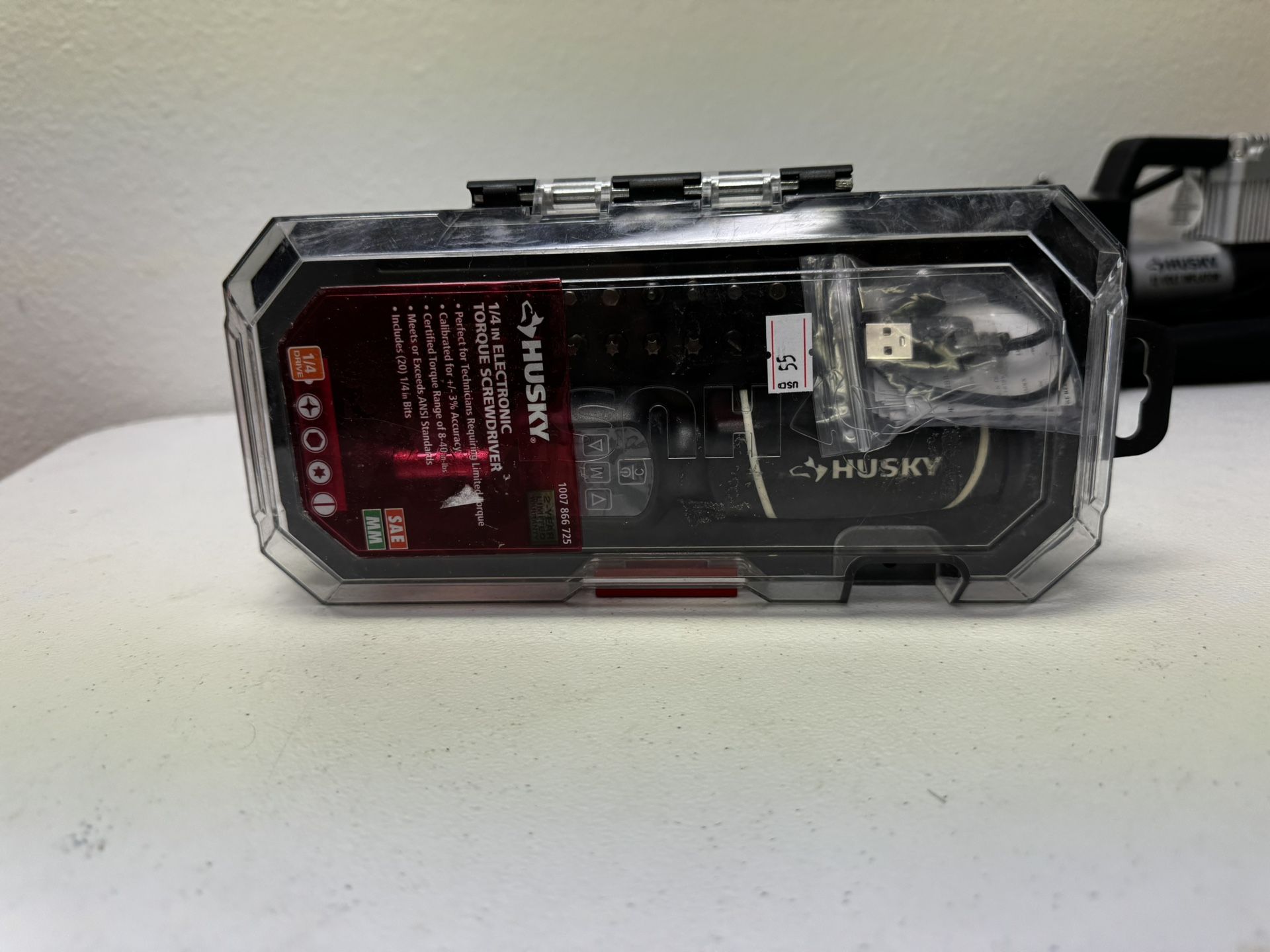 Husky 8-40 in./lbs. 1/4 in. Drive Electronic Torque Screwdriver