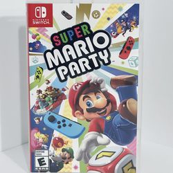Super Mario Party (Nintendo Switch, 2018) Complete Game And Case