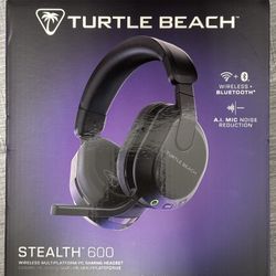 Turtle Beach - Stealth 600 Wireless Over-Ear Multiplatform Gaming Headset for PC, PS5, PS4 & Mobile - Black