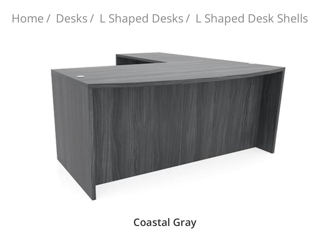 L Shaped Office Desk with chair