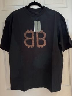 Balenciaga Men’s Black Logo TShirt