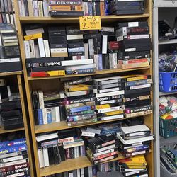 VHS TAPES CASSETTES MOVIES SOLD SEPARATELY