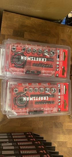 Lot of 7 - Craftsman palm ratchet sets