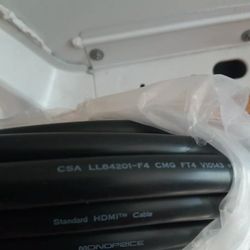 Monoprice Standard HDMI Cable - 35ft - Black, 1080i@60Hz, 4.95Gbps, 22AWG, CL2