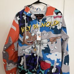 Nickelodeon Hey Arnold! Windbreaker Jacket 