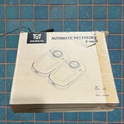 Wopets Automatic pet Feeder. Power Two Meal System (B)