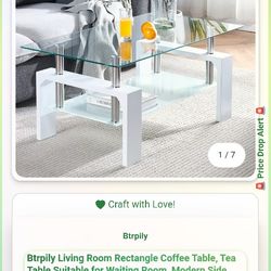 White Coffee Table  $90 MSRP