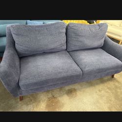 Blue Couch  Loveseat
