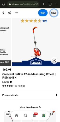 Crescent Lufkin Professional Measuring Wheel For Construction 
