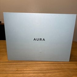 Aura Carver 10.6" White Chalk Digital Frame, High Res Unlimited Storage, SEALED