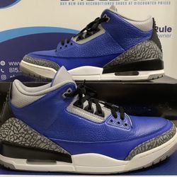 Size 14M|Like New Air Jordan 3 Varsity Royal Cement Men’s Size 14
