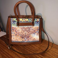 Nanette Lepore Leather Purse 10”x12”