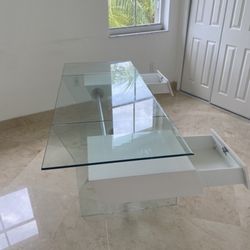 GLASS DESKS